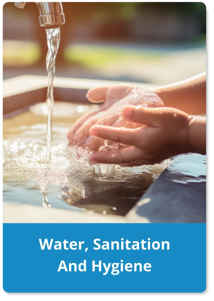 Children washing their hands Rotary Foundation (India) promotes hygiene education