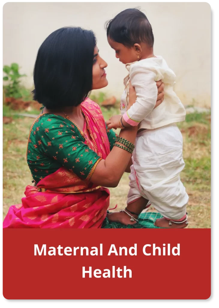 Healthy mother and child A focus of Rotary Foundation (India)'s maternal and child health initiatives